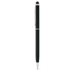 ZOE. Aluminium ball pen with twist mechanism and touch tip