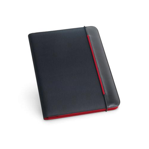 FITZGERALD. A4 folder in PU and 800D with lined sheet pad FITZGERALD. A4 folder in PU and 800D with lined sheet pad
