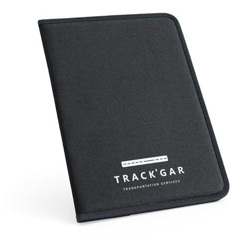 CUSSLER. A4 folder in 600D with lined sheet pad CUSSLER. A4 folder in 600D with lined sheet pad