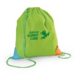 BISSAYA. Colourful non-woven drawstring bag