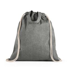 RISSANI. Drawstring backpack bag in recycled cotton