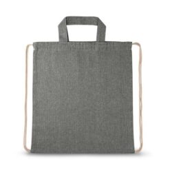 RISSANI. Drawstring backpack bag in recycled cotton