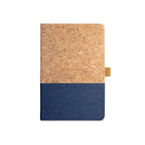 KLEE. A5 notebook in cork and linen with lined sheets KLEE. A5 notebook in cork and linen with lined sheets