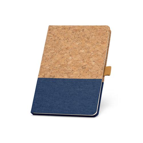 KLEE. A5 notebook in cork and linen with lined sheets KLEE. A5 notebook in cork and linen with lined sheets