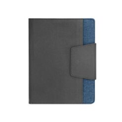 RUSSEL. PU and polyester fabric cover with A5 notebook