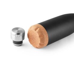 SOLBERG. Stainless steel thermos and cork base 560 mL