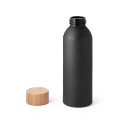 QUETA. Aluminium bottle with bamboo lid 550 mL QUETA. Aluminium bottle with bamboo lid 550 mL
