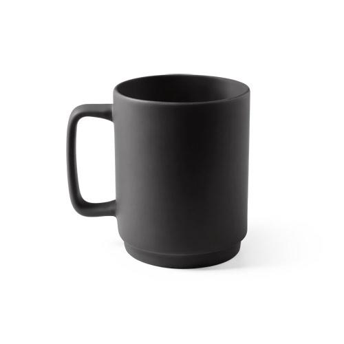 MIGHTY. Ceramic mug with cylindrical body MIGHTY. Ceramic mug with cylindrical body