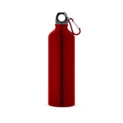 SIDEROT. Aluminium sports bottle with carabiner 750 mL