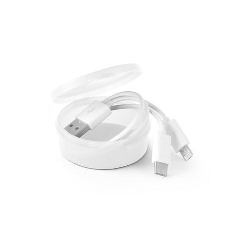 EMMY. USB cable with 3 in 1 connector in ABS and PVC EMMY. USB cable with 3 in 1 connector in ABS and PVC