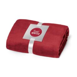 DYLEAF. 240 g/m² fleece blanket with ribbon wrap and personalisation card