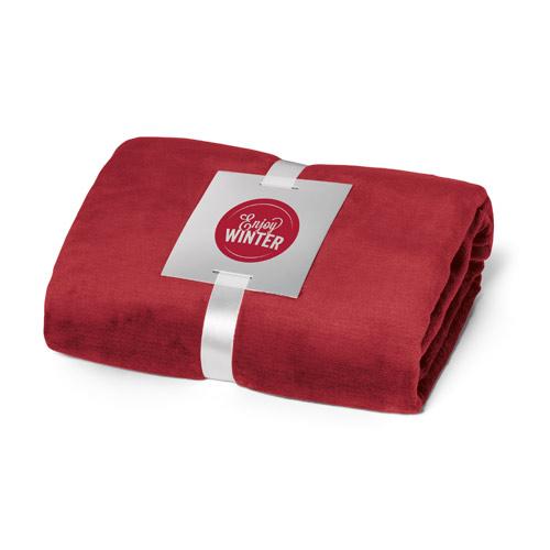 DYLEAF. 240 g/m² fleece blanket with ribbon wrap and personalisation card DYLEAF. 240 g/m² fleece blanket with ribbon wrap and personalisation card