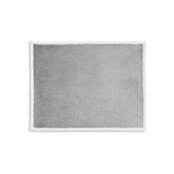 HEIDEN. Reversible fleece blanket with satin ribbon and personalised card