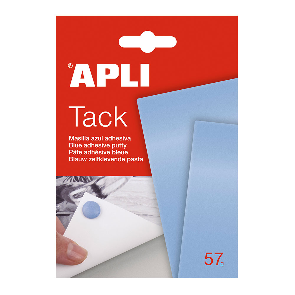 Pastile autoadezive Apli, albastre, 57 g Pastile autoadezive Apli, albastre, 57 g