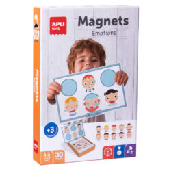 Set magneti Apli, 28x18 cm, cu emotii diferite, 30 bucati