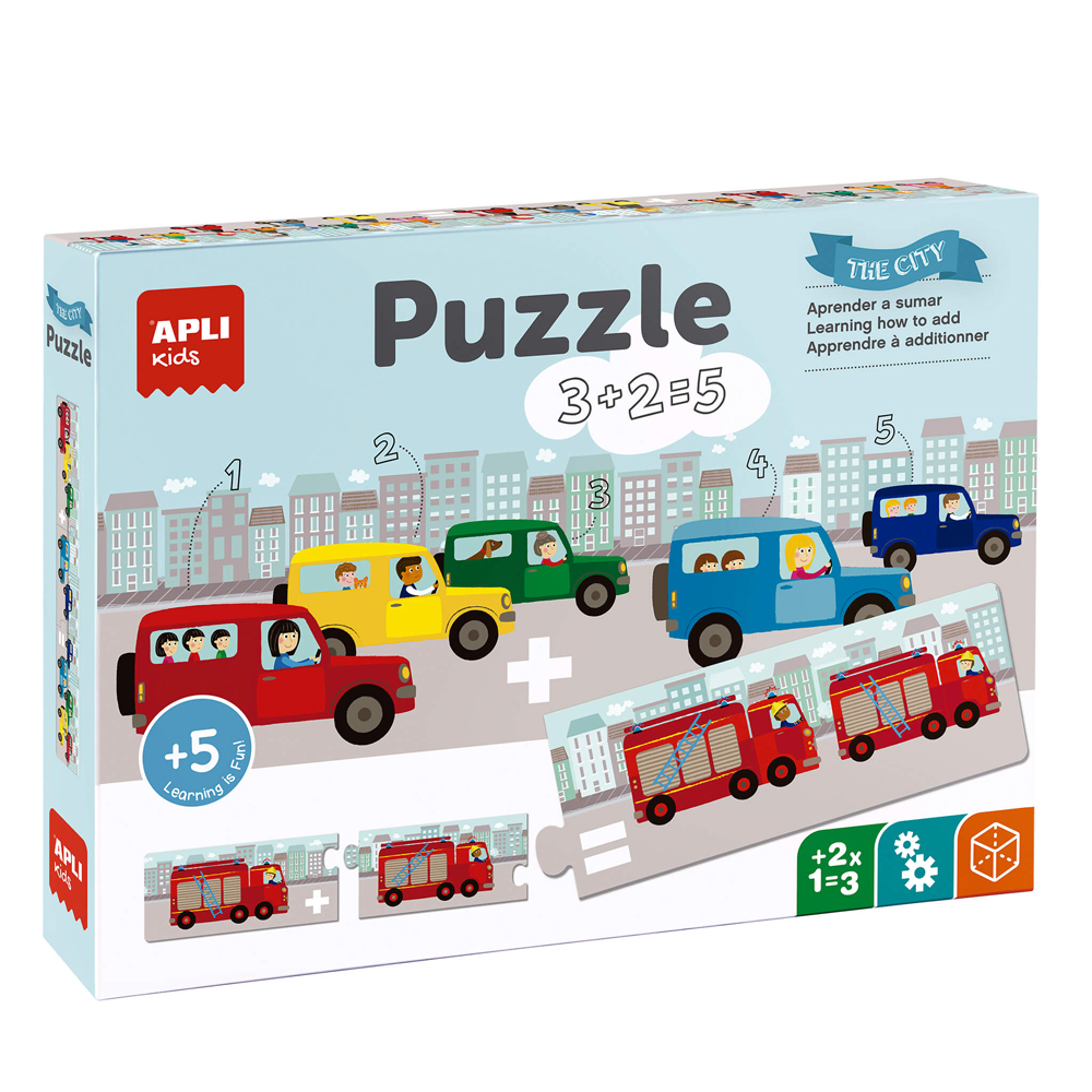 Puzzle Apli, 30 piese, tematica mijloace de transport Puzzle Apli, 30 piese, tematica mijloace de transport