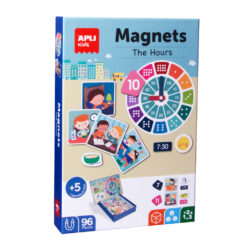 Joc magneti Apli, ceas, 96 bucati/set