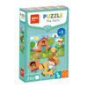 Puzzle educational Apli, 42x28 cm, tema Ferma Puzzle educational Apli, 42x28 cm, tema Ferma