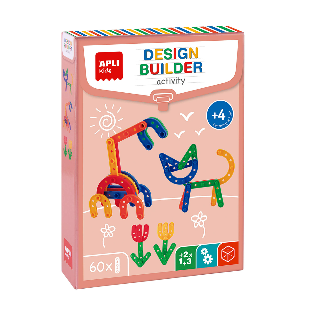 Joc de constructie Apli, 60 piese Joc de constructie Apli, 60 piese