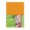 Carton colorat Apli, format A4, 50 file, 5 culori intense