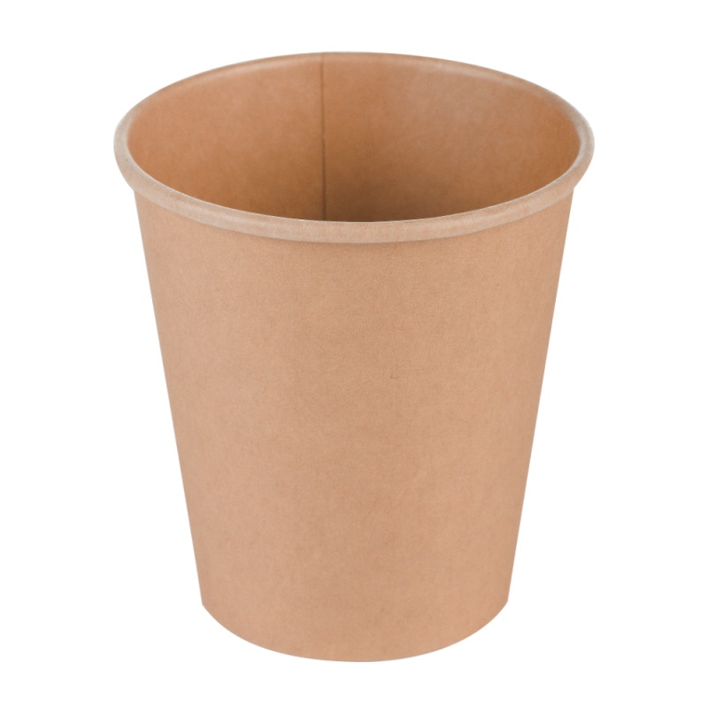 Pahare carton PLA, biodegradabile, kraft, 180 ml, 50 bucati/set Pahare carton PLA, biodegradabile, kraft, 180 ml, 50 bucati/set