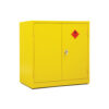 Dulap metalic pentru substante toxice 90x46x91.5, galben, rezistent si durabil Dulap metalic pentru substante toxice 90x46x91.5, galben, rezistent si durabil