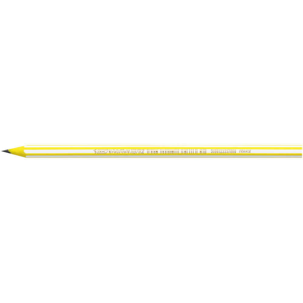 Creion grafit Bic Evolution Stripes, diverse culori Creion grafit Bic Evolution Stripes, diverse culori