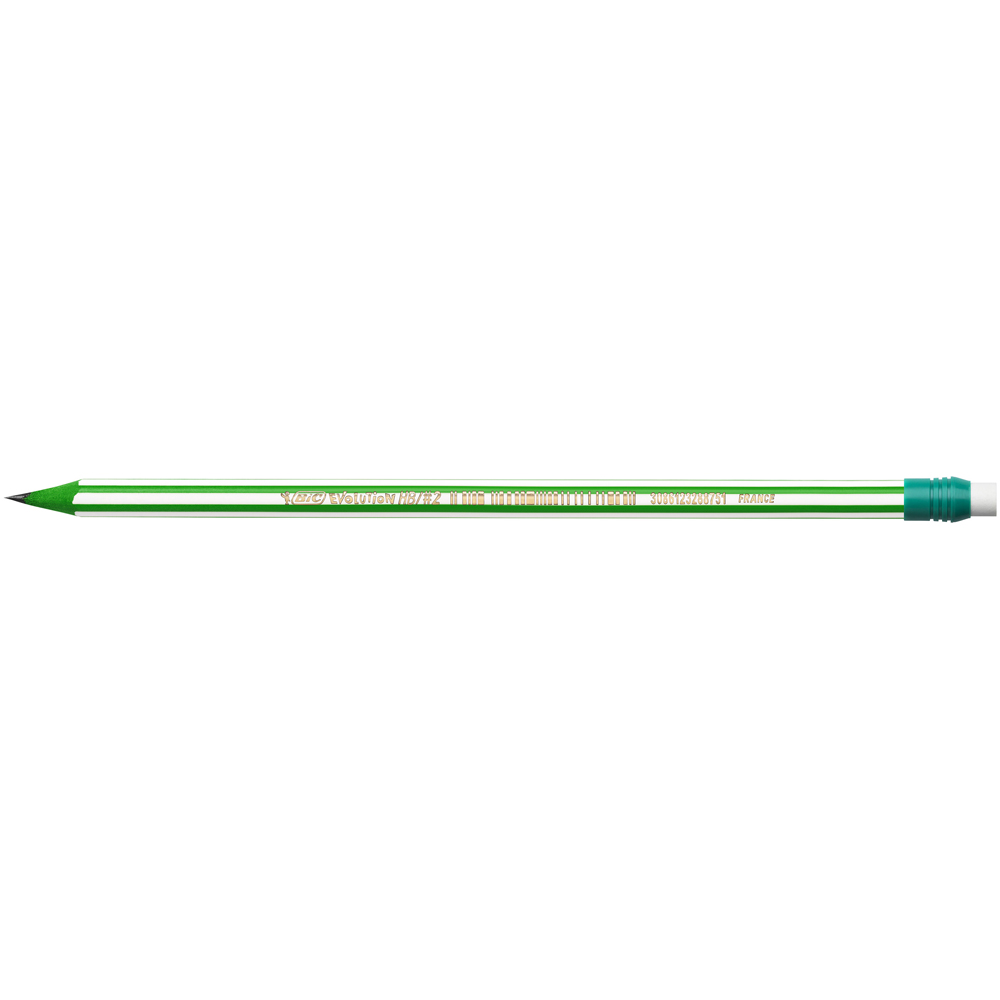 Creion grafit Bic Evolution Stripes, cu radiera Creion grafit Bic Evolution Stripes, cu radiera