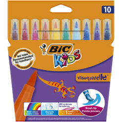 Markere lavabile Bic Visaquarelle, 10 culori/set