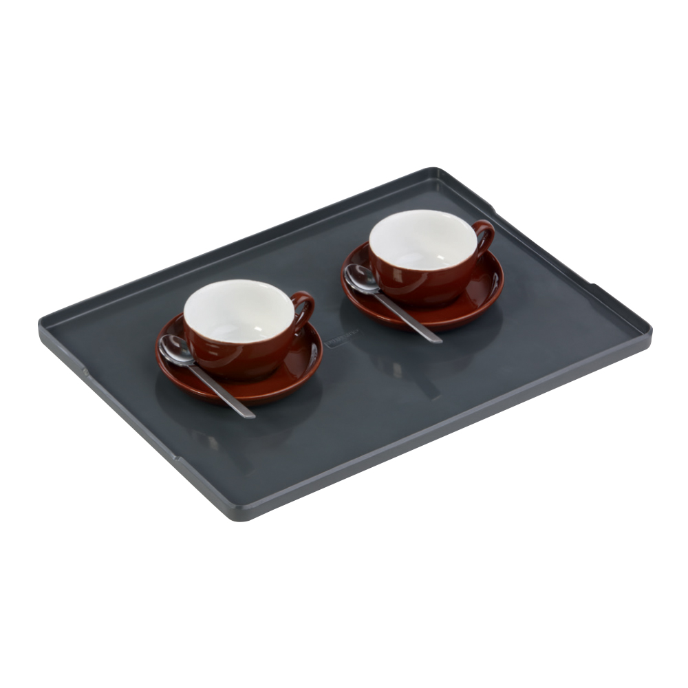 Tava servire Durable Coffee Point antracit, din plastic foarte subtire, rezistenta, durabila Tava servire Durable Coffee Point antracit, din plastic foarte subtire, rezistenta, durabila