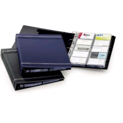 Visifix 2388 Durable, 20 file, 400 carti de vizita, albastru