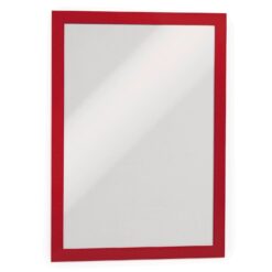 Display magnetic Durable Duraframe, A4, rosu, 2 bucati/set