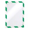 Display magnetic Durable Duraframe Security, A4, alb/verde, 2 bucati/set Display magnetic Durable Duraframe Security, A4, alb/verde, 2 bucati/set