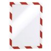 Display magnetic Durable Duraframe Security, A4, alb/rosu, 2 bucati/set Display magnetic Durable Duraframe Security, A4, alb/rosu, 2 bucati/set