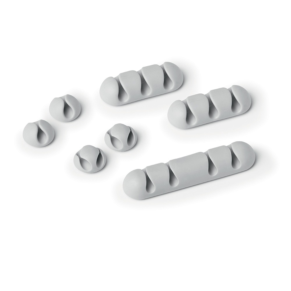 Clips autoadeziv Durable pentru cabluri, 7 bucati/set, cate 2 buc, pentru 1 2 3 cabluri si 1 pentru 4 cabluri ideal pt cabluri cu diametru de pana la 5 mm gri Clips autoadeziv Durable pentru cabluri, 7 bucati/set, cate 2 buc, pentru 1 2 3 cabluri si 1 pentru 4 cabluri ideal pt cabluri cu diametru de pana la 5 mm gri