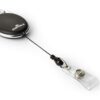 Snur retractabil Durable, pentru ecuson, 80 cm, forma ovala, sitem de prindere la curea, negru, bucata Snur retractabil Durable, pentru ecuson, 80 cm, forma ovala, sitem de prindere la curea, negru, bucata