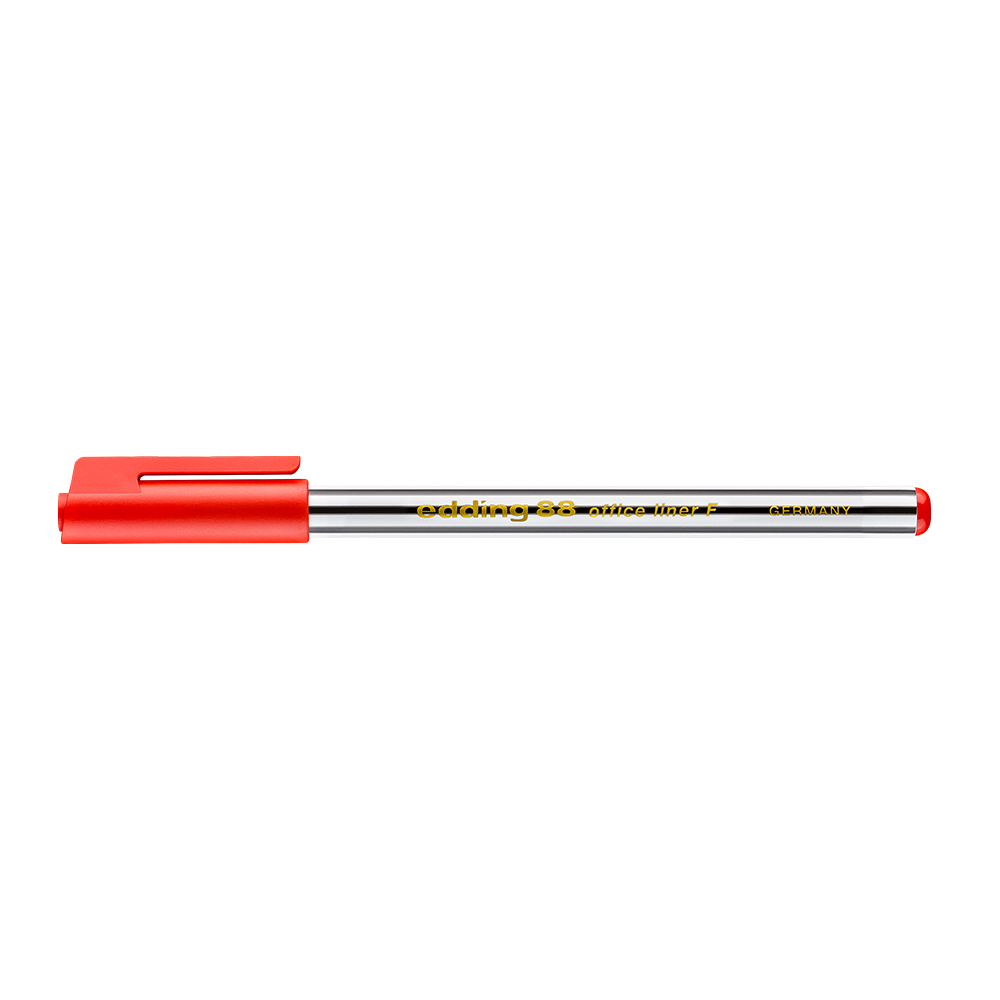 Liner Edding 88, corp plastic, varf 0.6 mm, rosu Liner Edding 88, corp plastic, varf 0.6 mm, rosu