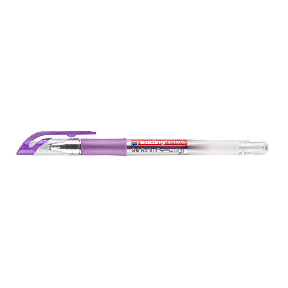 Roller cu gel Edding 2185, varf 0.7 mm, violet Roller cu gel Edding 2185, varf 0.7 mm, violet
