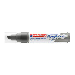 Marker acrilic, Edding 5000, varf tesit 5-10 mm, gri