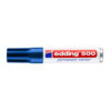 Marker permanent Edding 500, corp metalic, varf retezat 2-7 mm, albastru Marker permanent Edding 500, corp metalic, varf retezat 2-7 mm, albastru