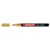 Marker permanent Edding 791, cu vopsea, corp plastic, varf rotund , 1-2 mm, auriu Marker permanent Edding 791, cu vopsea, corp plastic, varf rotund , 1-2 mm, auriu