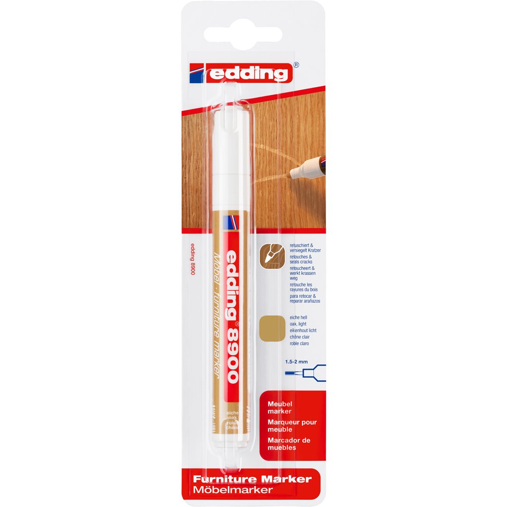 Marker Edding 8900 pentru retusuri mobilier lemn, stejar Marker Edding 8900 pentru retusuri mobilier lemn, stejar