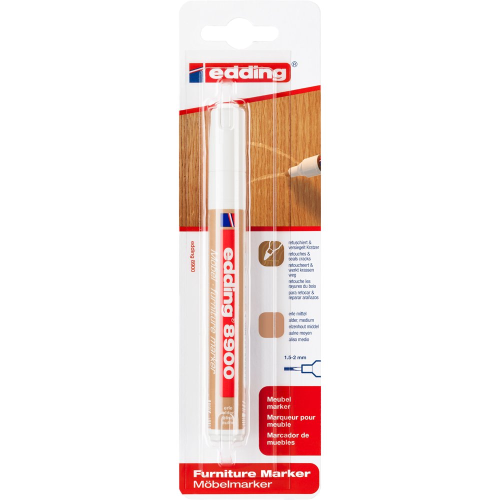 Marker Edding 8900 pentru retusuri mobilier lemn, arin Marker Edding 8900 pentru retusuri mobilier lemn, arin