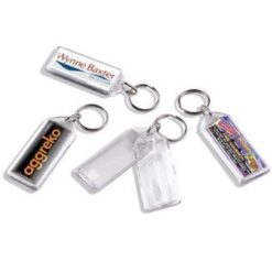 Breloc din plastic transparent F1