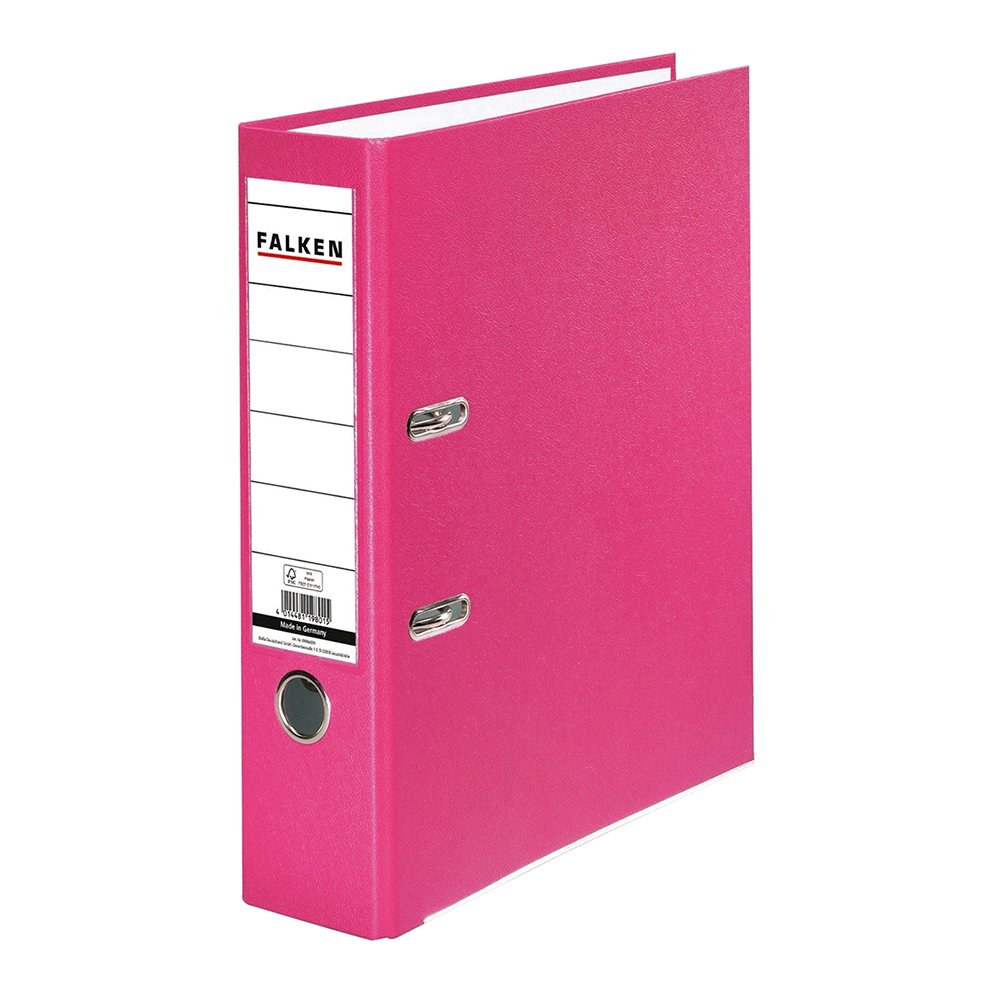 Biblioraft Falken plastifiat, 50 mm, roz Biblioraft Falken plastifiat, 50 mm, roz