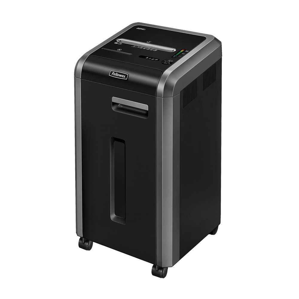 Distrugator de documente, Fellowes, 225CI, cross-cut, negru Distrugator de documente, Fellowes, 225CI, cross-cut, negru