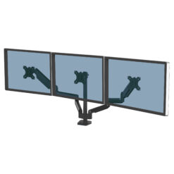 Brat pentru monitor Fellowes Platinum, orizontal, triplu, negru