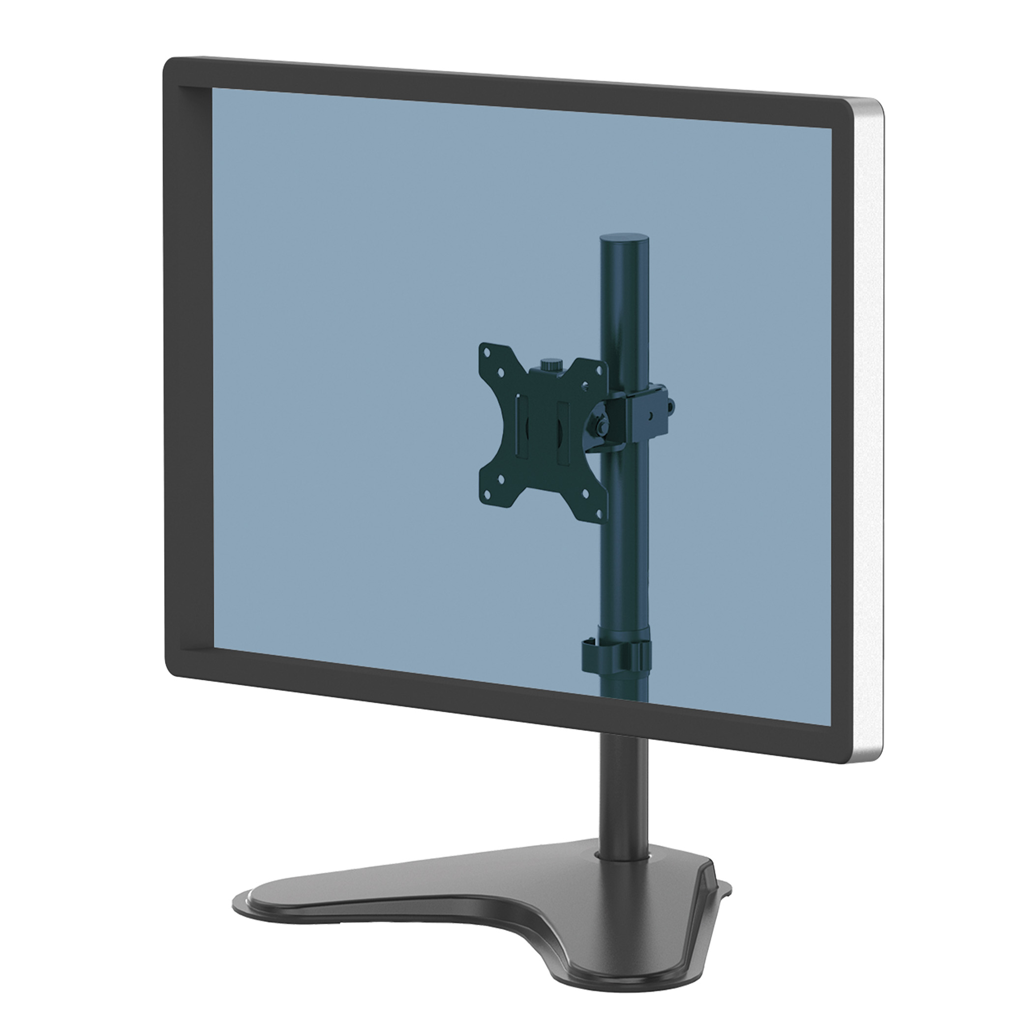 Brat pentru monitor Fellowes Professional, stativ individual, simplu, negru Brat pentru monitor Fellowes Professional, stativ individual, simplu, negru