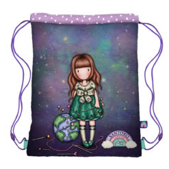 Saculet cu cordon Santoro, Gorjuss, Be Kind To Our Planet