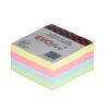 Cub notite adezive EVOffice, 75 x 75 mm, 400 file, 4 culori